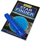Philips Star Finder guide book and red LED torch set